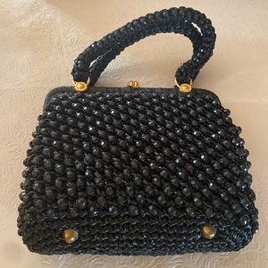 Black Lefcort Vintage evening bag.